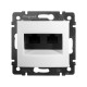 Valena Белый Розетка комп(RJ45) 2-ая 5 кат UTP  774231  Legrand