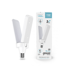 Лампа светодиодная Basic 15W 1450lm 4000K E27 Клевер-2  11732212  Gauss