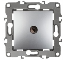 Розетка TV 12-3102-03 проходная,  алюминий  Б0027433  ЭРА