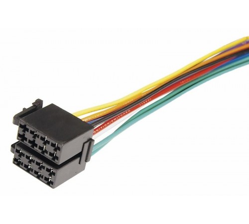 Разъемы для автомагнитол "Евро" ISO сдвоенное гнездо акустика+питание  16-0502  REXANT