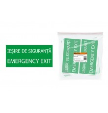Знак "ЗАПАСНЫЙ ВЫХОД" 200х100мм (румынский язык)  SQ0817-0076  TDM