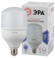 Лампа светодиодная промышленная LED POWER T100-30W-6500-E27 ЭРА (диод, колок, 30 Вт, хол, E27) (20/600)  Б0049597  ЭРА