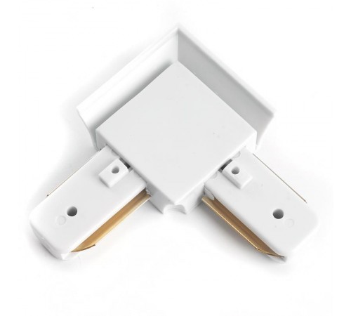 Коннектор для однофазного шинопровода LD1001 угловой белый  10315  FERON