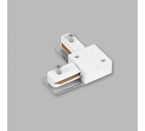 Коннектор для однофазного шинопровода LD1001 угловой белый  10315  FERON