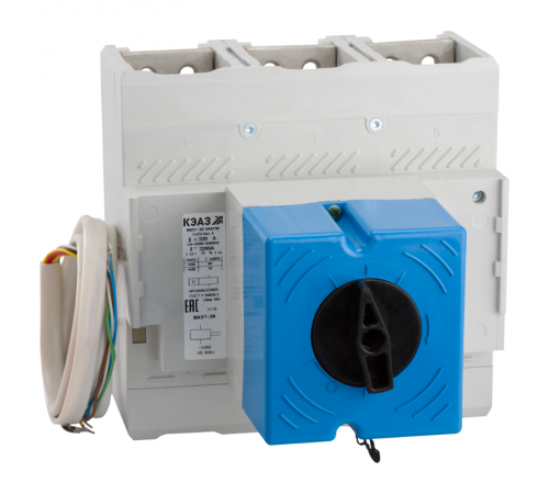 Выключатель автоматический  ВА51-39-344730-630А-6300-690AC-НР230AC/220DC-ПЭ230AC-УХЛ3  270408  КЭАЗ