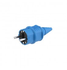 Вилка Schuko. Каучук.  DIS1103100  DKC