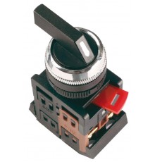 Переключатель АLС-22  черный с длинной рукояткой на 2 фиксир.положения I-O 1з+1р   BSW10-ALC-2-K02  GENERICA