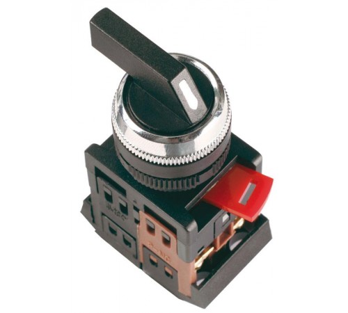 Переключатель АLСLR-22 черный 3 пол. I-O-II 1з+1р   BSW10-ALCLR-3-K02  GENERICA