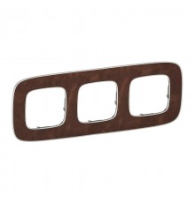 Valena ALLURE Кожа Рамка 3-ая  754453  Legrand