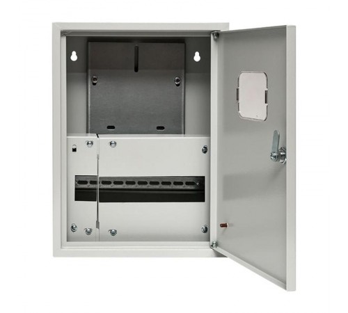 Щит учетно-распределительный навесной ЩРУН 1/9 с окном (ВхШхГ) 400х300х140мм IP31 Basic  mb23-1/9-bas  EKF