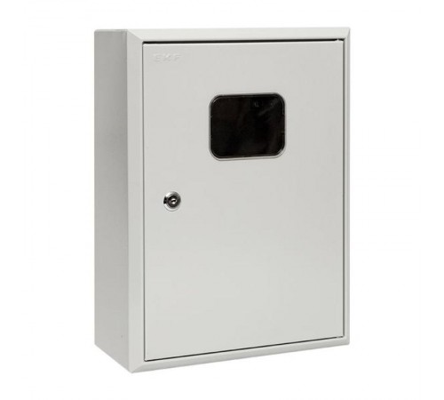 Щит учетно-распределительный навесной ЩРУН 1/9 с окном (ВхШхГ) 400х300х140мм IP31 Basic  mb23-1/9-bas  EKF