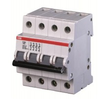 Рубильник 4 пол. E204g 100A рычаг серый  2CDE284001R1100  ABB