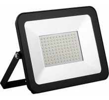 Прожектор светодиодный SFL90-100 2835SMD 100W 6400K AC220V/50Hz IP65, черный в компактном корпусе 255*35*180 мм  55068  SAFFIT