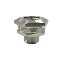 Муфта вводная с наружной резьбой МВН-НС-М25-МР25 IP67  zeta45047  ГОФРОМАТИК
