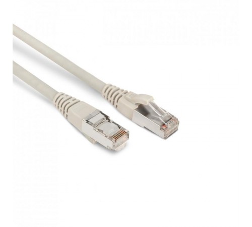 Патч-корд PC-LPM-STP-RJ45-RJ45-C6-3M-LSZH-GY F/UTP, экранированный, Cat.6, LSZH, 3 м, серый  42376  Hyperline