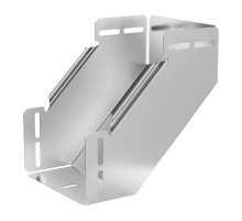 Угол вертикальный внутренний 90 градусов Стандарт INOX (AISI 304) 150х100  PR16.3267  Промрукав