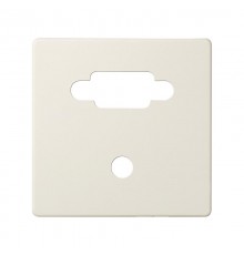 Simon 82 Накладка для коннектора VGA HD15, "мама" + мини-джек 3,5 мм, S82, S82N, S82 Detail, слоновая кость  8200091-031  Simon
