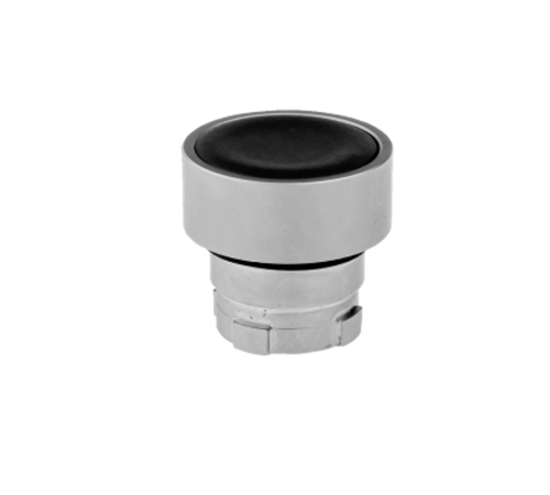 Головка кнопки плоская, черный, мет. MTB2-BA2  43149  ОВЕН