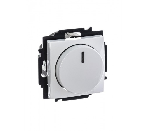 ABB Basic 55 Альп. белый Светорегулятор поворотно-нажимной 60-400 Вт для л/н  6515-0-0842   2CKA006515A0842  ABB