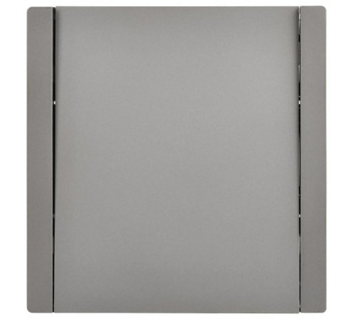 FORTE&PIANO Выключатель 1-клавишный самовозвратн. 10А FP510 сталь  FP-V14-0-10-1-K46  IEK