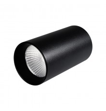 Светильник накладной SP-POLO-R85-1-15W Day White 40deg (Black, Black Ring)  022950  Arlight