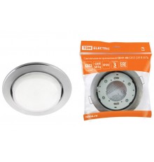 Светильник точечный встраиваемый под лампу СВ 01-06 GX53 хром  SQ0359-0058  TDM