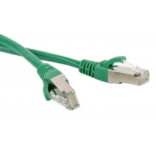 Патч-корд PC-LPM-STP-RJ45-RJ45-C6-2M-LSZH-GN F/UTP, экранированный, Cat.6, LSZH, 2 м, зеленый  230359  Hyperline