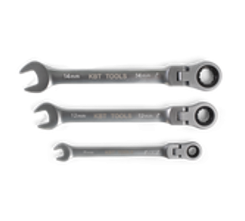 Ключ гаечный трещоточный с шарниром 8 мм  79192  КВТ