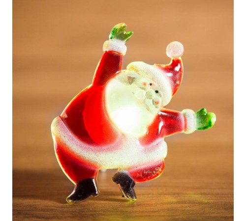 Фигура световая "Санта Клаус" RGB на присоске  501-023  NEON-NIGHT