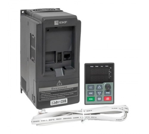 Преобразователь частоты 2,2/4кВт 1х230В VECTOR-100 EKF PROxima  VT100-2R2-1B  EKF