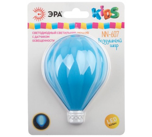 Ночник NN-607-LS 0,5Вт светодиодный синий  Б0019099  ЭРА