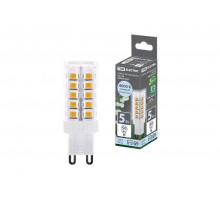 Лампа светодиодная G9-5 Вт-230 В-4000 К, SMD, 16x49 мм  SQ0340-0223  TDM