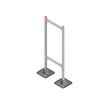 Опорная конструкция для гор. прямоуг. воздуховодов  TECHNORAPTOR STEELFOOT 500х1500  KM-TR-STF-SSHRAD-500-1500  КМ - профиль