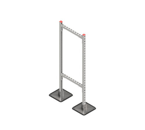 Опорная конструкция для гор. прямоуг. воздуховодов  TECHNORAPTOR STEELFOOT 500х1500  KM-TR-STF-SSHRAD-500-1500  КМ - профиль