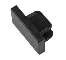 Заглушка торцевая типа G черная UFB-Q122 C21 BLACK 1 POLYBAG  UL-00006066  Volpe