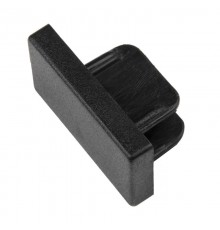Заглушка торцевая типа G черная UFB-Q122 C21 BLACK 1 POLYBAG  UL-00006066  Volpe