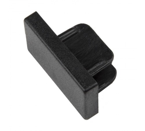 Заглушка торцевая типа G черная UFB-Q122 C21 BLACK 1 POLYBAG  UL-00006066  Volpe