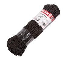 Шнур с сердечником 5 мм 50 м черный  77-1551-1  REXANT