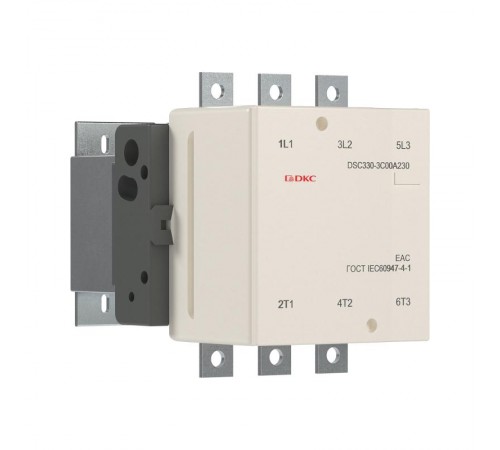 Магнитный контактор DSC330-3C00A230 330А 160кВт (AC3)  кат 220В AC  DSC330-3C00A230  DKC