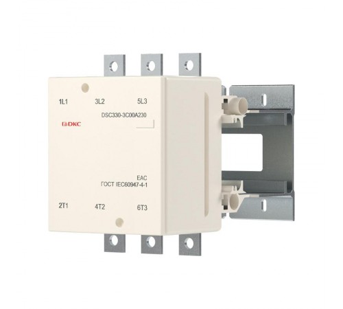 Магнитный контактор DSC330-3C00A230 330А 160кВт (AC3)  кат 220В AC  DSC330-3C00A230  DKC