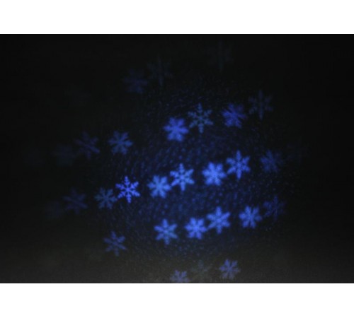 Проектор светодиодная  Снежинки мультирежим холодный свет , ENIOP-04 ,  220V, IP44 (8/280)  Б0041645  ЭРА