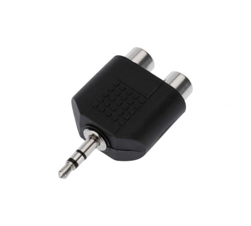 Переходник штекер стерео 3,5 мм - 2 гнезда RCA  14-0431  REXANT