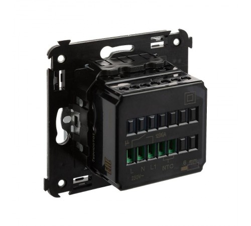 Термостат для теплых полов в стену, "Avanti", "Закаленная сталь"  4404163  DKC