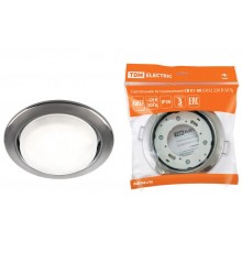 Светильник точечный встраиваемый под лампу СВ 01-06 GX53 чёрный хром  SQ0359-0061  TDM