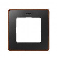 Simon 82 Рамка декоративная, 1 пост, Select, S82 Detail, графит-медь  8201610-246  Simon