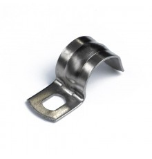 Скоба металлическая однолапковая СМО(INOX) d8-9 мм (20 шт/уп)  PR08.20761  Промрукав