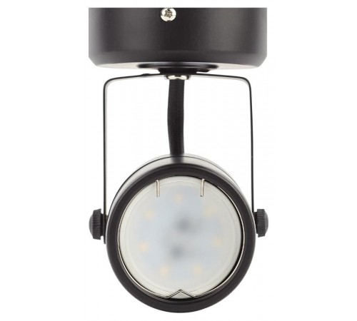Светильник трековый OL4 GU10 BK накладной, черный  Б0044268  ЭРА