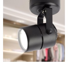 Светильник трековый OL4 GU10 BK накладной, черный  Б0044268  ЭРА
