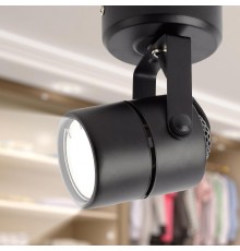 Светильник трековый OL4 GU10 BK накладной, черный  Б0044268  ЭРА