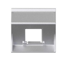 Simon CIMA 500 Адаптер для 1 шт RJ-45 CJ545.., CJ645.., CJ6A45F + MD67, наклон, 50х50мм, 500CIMA, алюминий  50000181-033  Simon